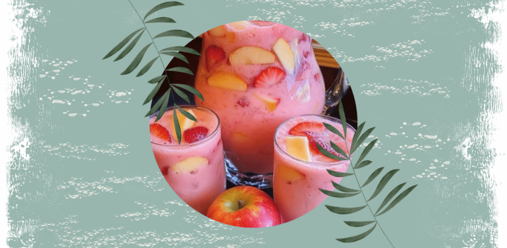 Creamy Strawberry Apple Punch Recipe
