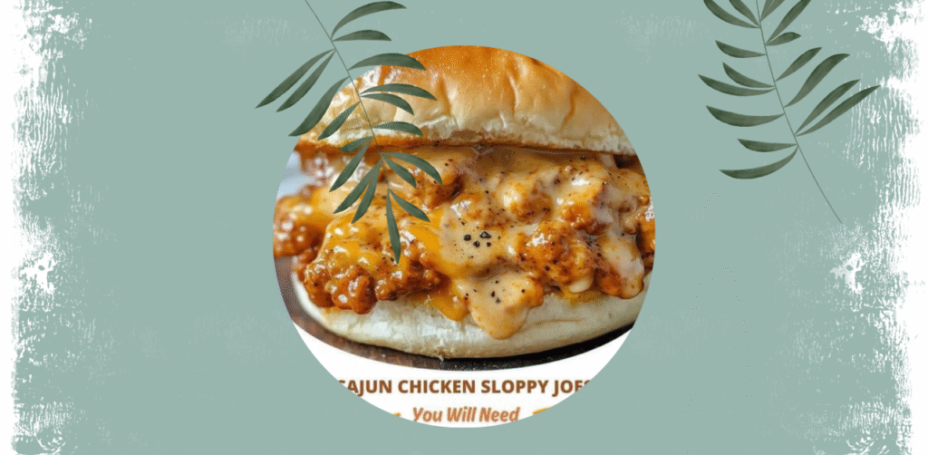 Cajun Chicken Sloppy Joes Recipe