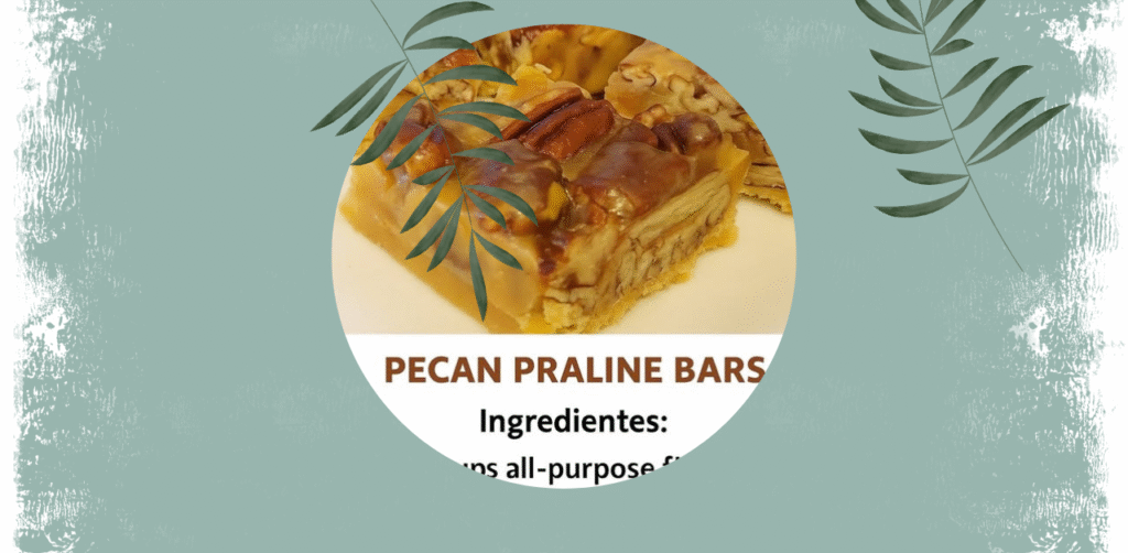 Pecan Praline Bars Recipe