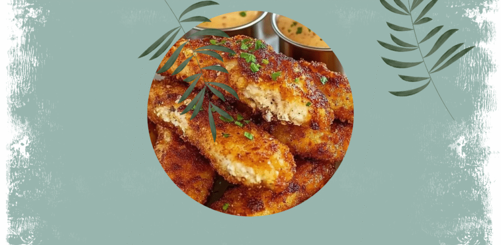 Crispy Chicken Tenders with Dipping Sauce Recipe