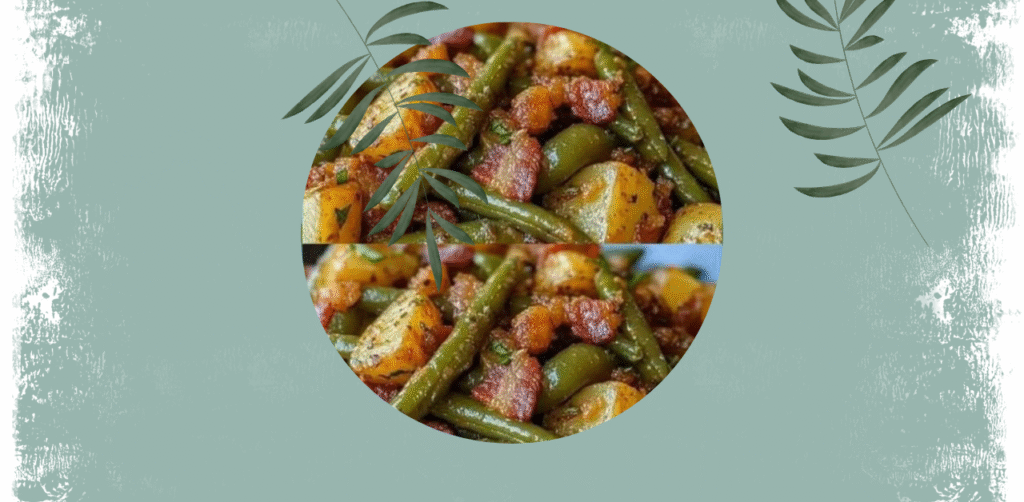 Country Ranch Green Beans and Potatoes with Bacon Recipe