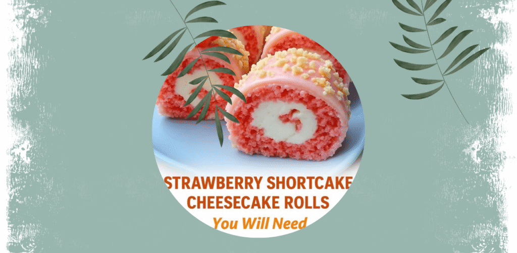 Strawberry Shortcake Cheesecake Rolls Recipe