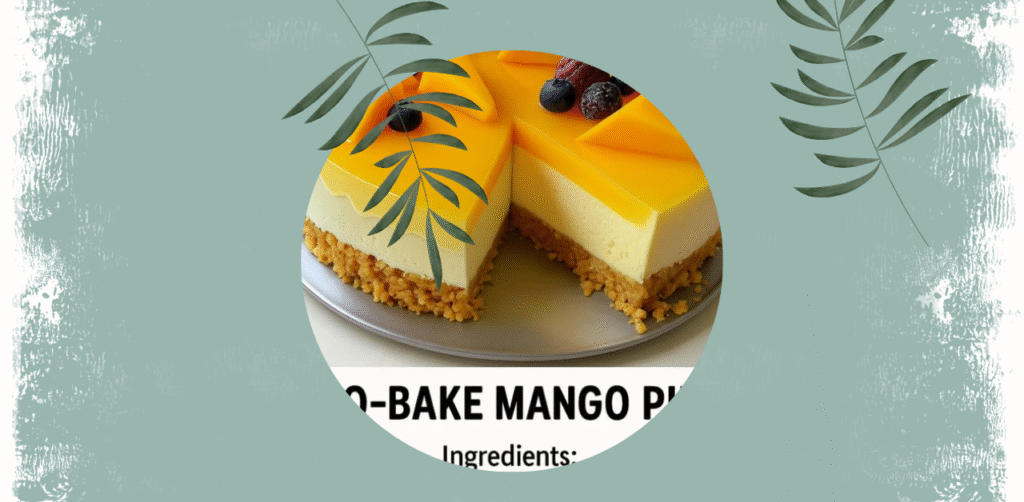 No-Bake Mango Pie Recipe
