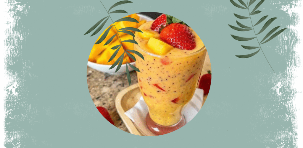 Tropical Strawberry Mango Smoothie Recipe