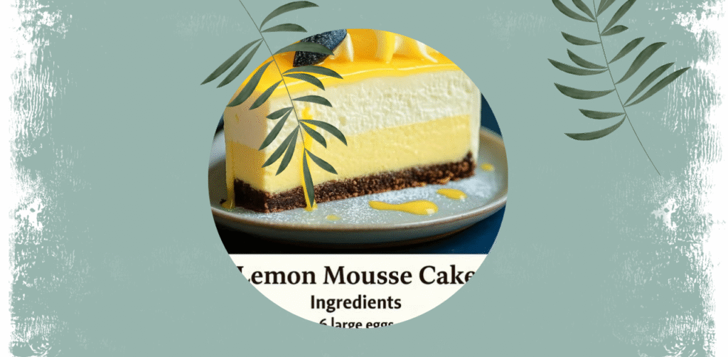 Lemon Mousse Cake Recipe