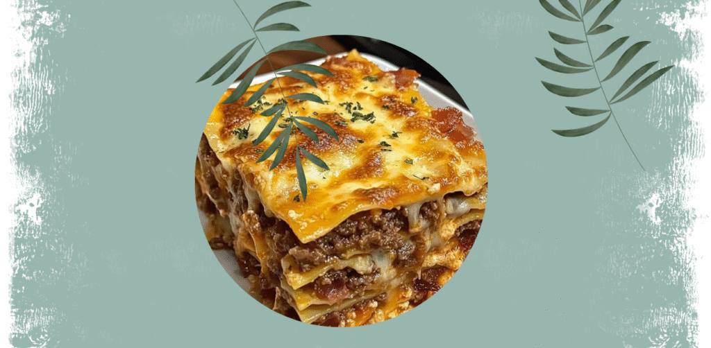Parmesan Garlic Bacon Cheeseburger Lasagna Recipe