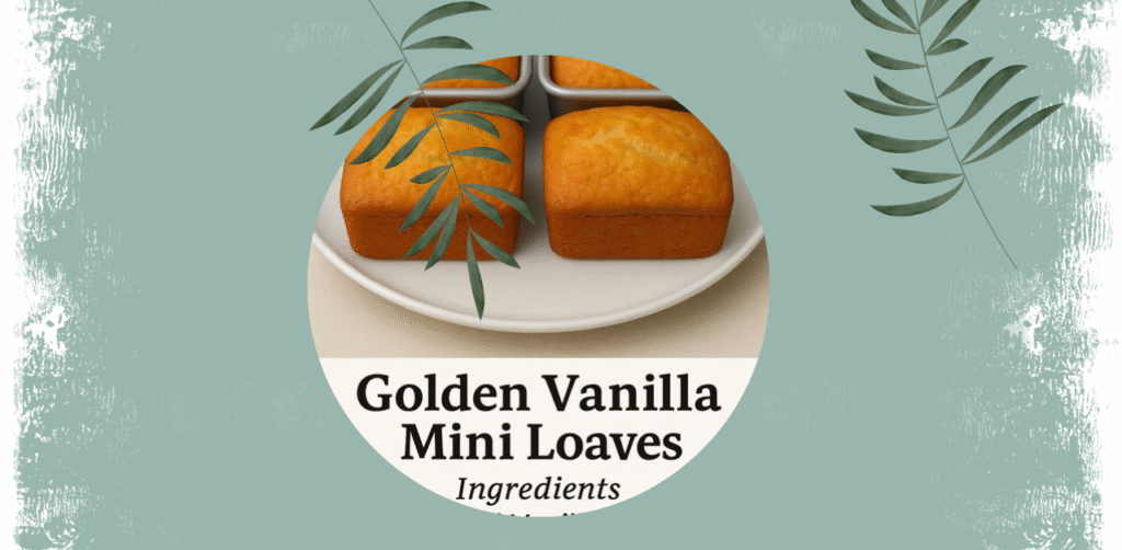 Golden Vanilla Mini Loaves Recipe
