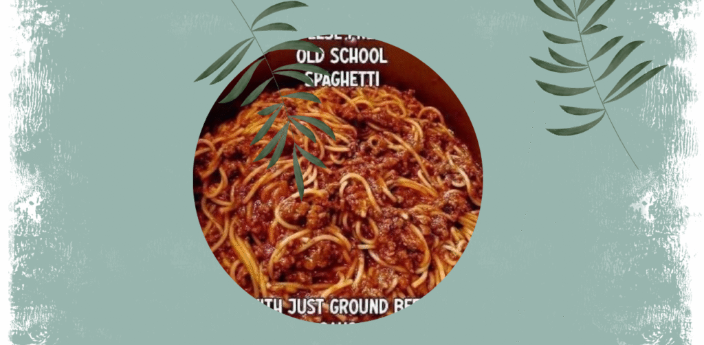 Old-School Spaghetti Recipe