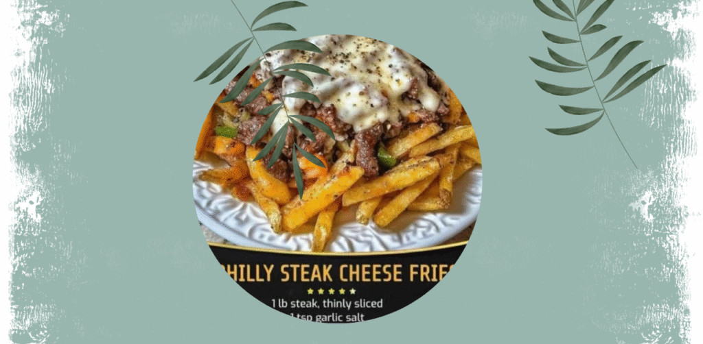 Philly Steak Cheese Fries Recipe