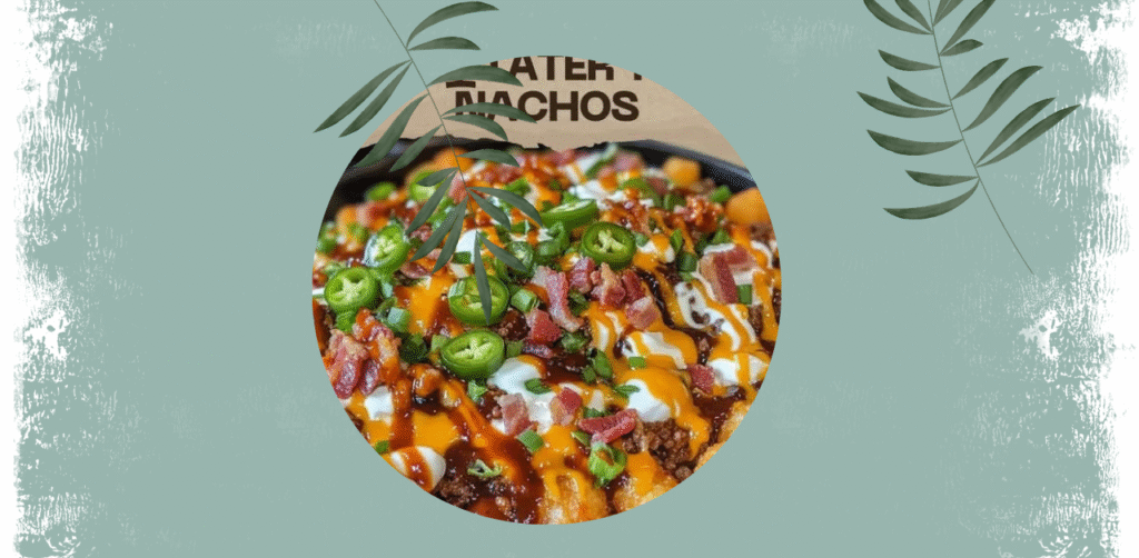 Loaded Cowboy BBQ Tater Tot Nachos Recipe