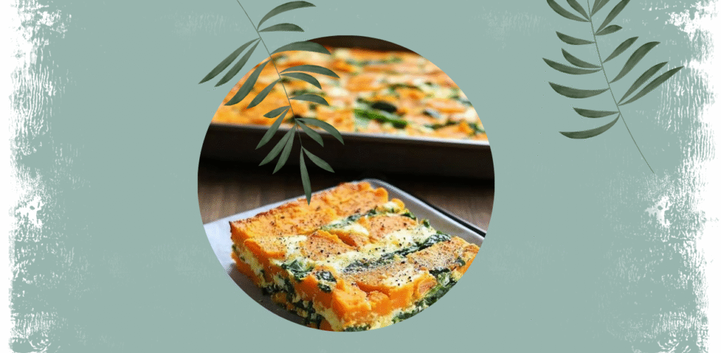Sweet Potato & Spinach Bake Recipe