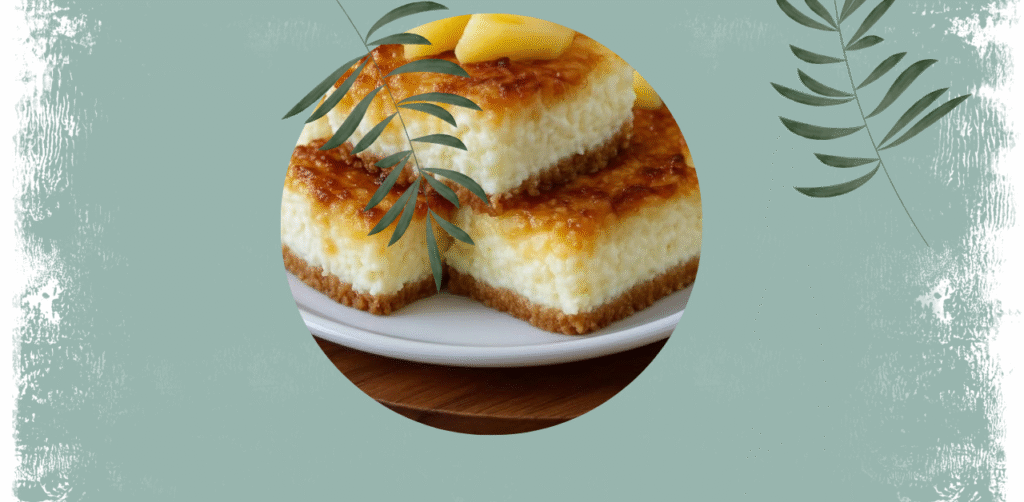Pineapple Coconut Cheesecake Bars Recipe