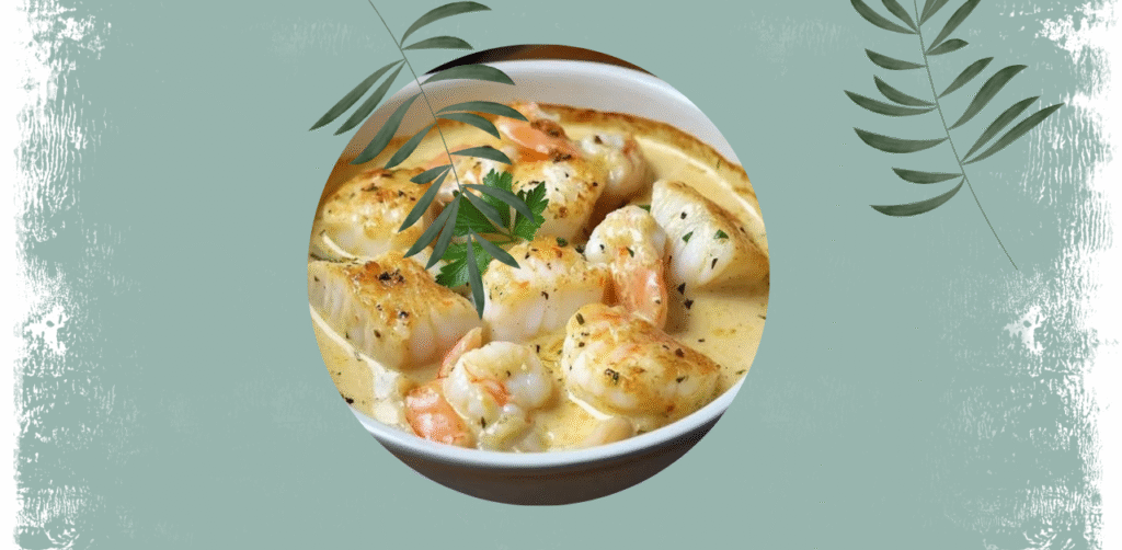 Creamy Fish & Shrimp Cassolette –Recipe