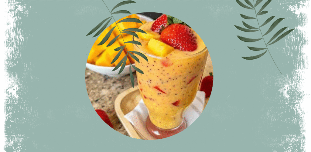 Tropical Strawberry Mango Smoothie Recipe
