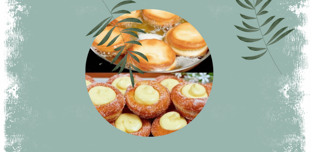 Pastry Cream Filled Donuts Recipe