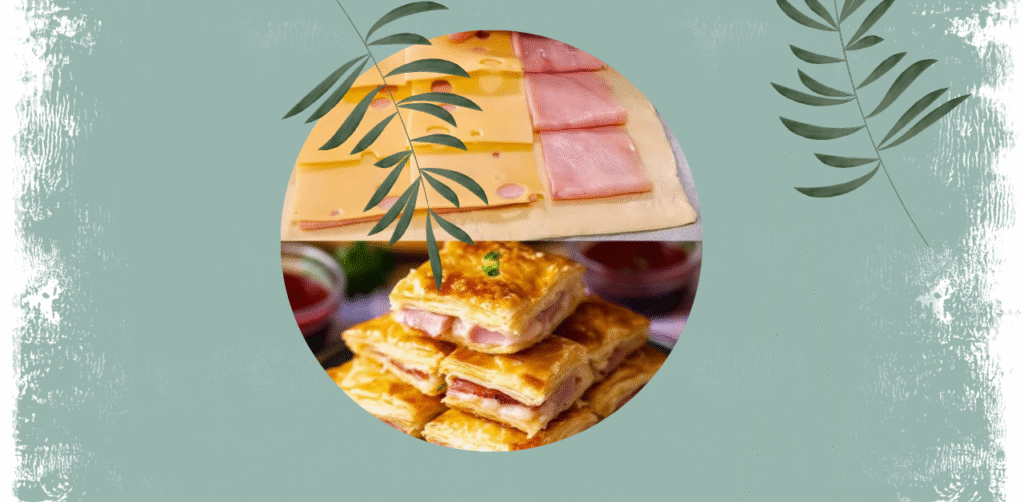 Ham and Cheese Puff Pastry Pockets Recipe