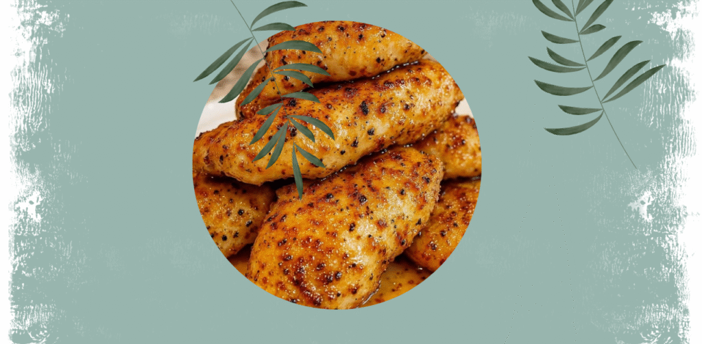 Air Fryer Honey Butter Garlic Chicken Tenders Recipe
