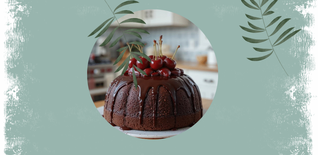 Chocolate Cherry Dome Cake Recipe