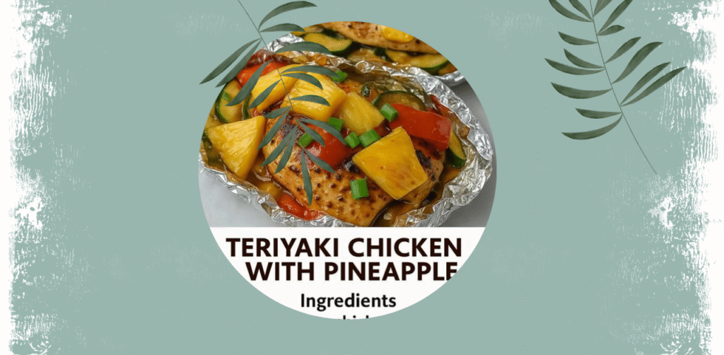 Teriyaki Chicken with Pineapple (Foil Packets)Recipe