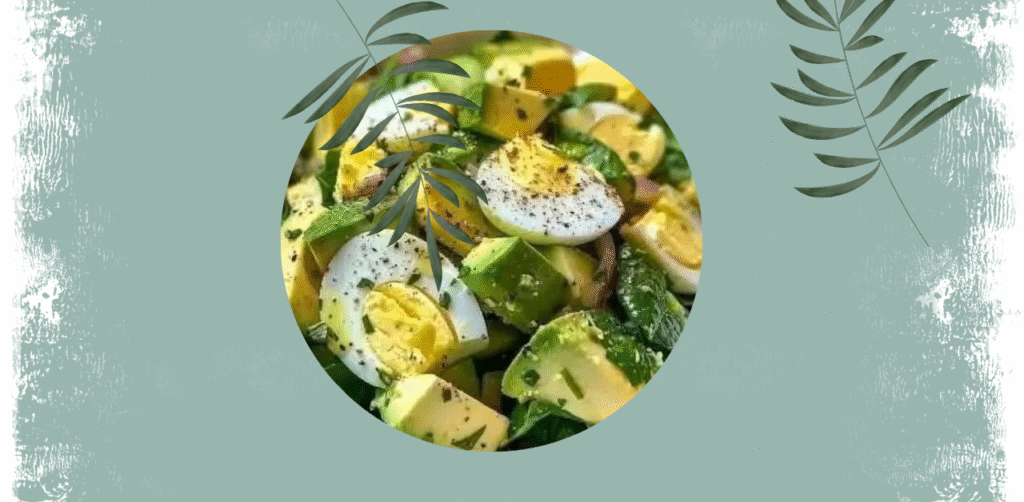Avocado and Spinach Egg Salad Recipe