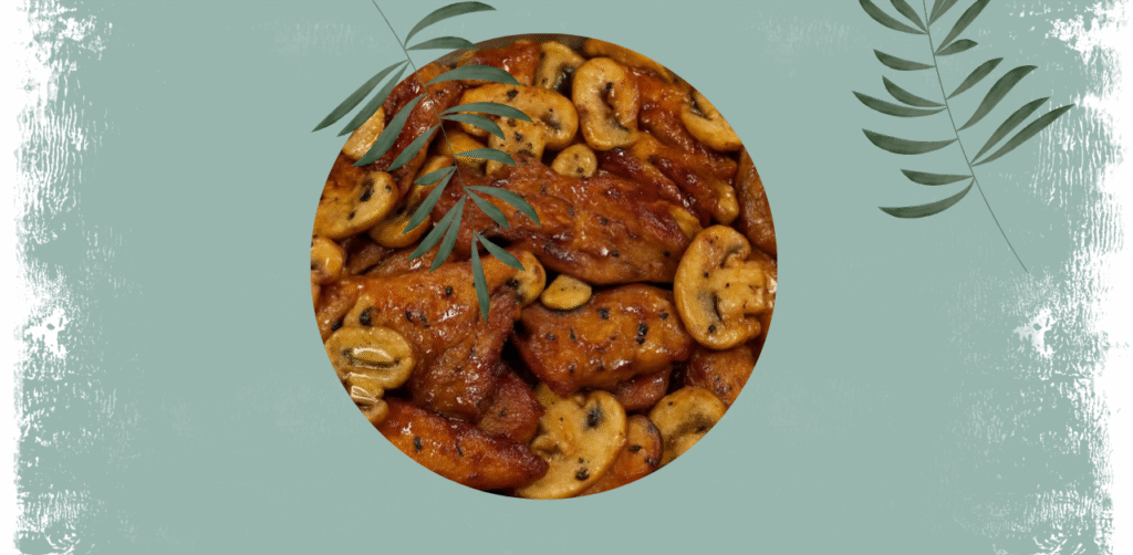 Black Pepper Chicken with Mushrooms Recipe