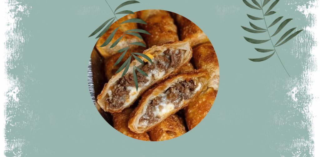 Philly Cheesesteak Egg Rolls Recipe