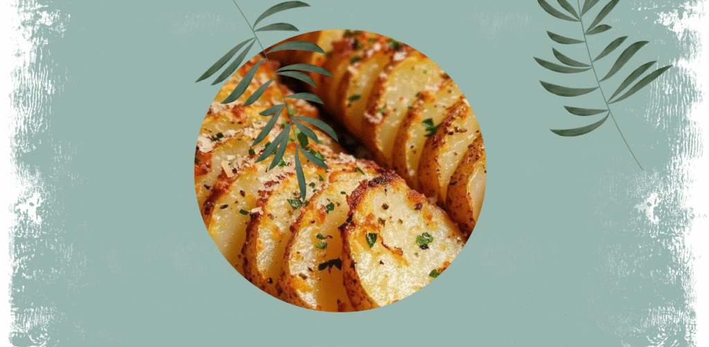 Crispy Herb-Butter Sliced Baked Potatoes Recipe