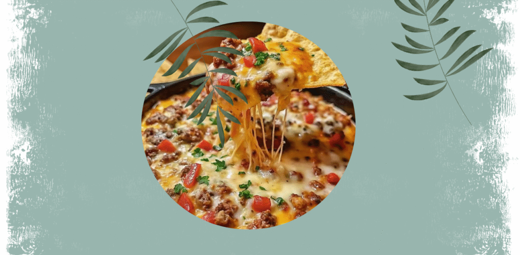 Bacon Cheeseburger Queso Dip Recipe