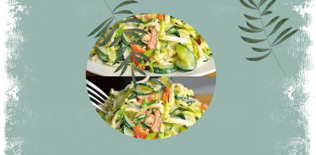 Creamy Cucumber Salad Recipe