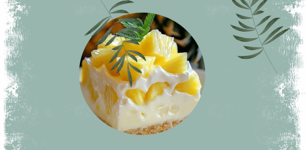 No-Bake Pineapple Cream Dessert Recipe