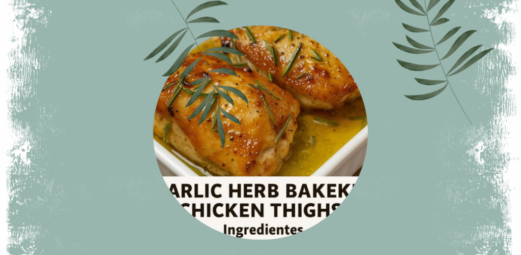Garlic Herb Baked Chicken Thighs Recipe