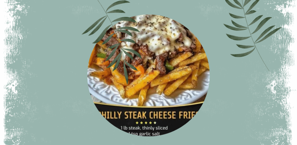 Philly Steak Cheese Fries Recipe