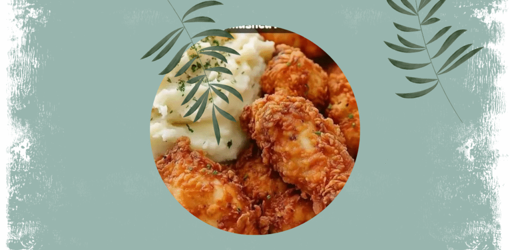 Fried Chicken with Creamy Mashed Potatoes Recipe
