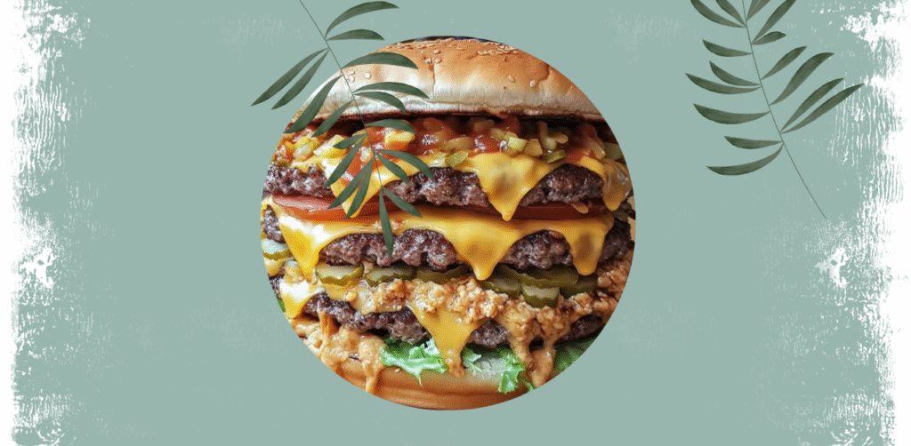 Giant Burger-Pizza Recipe
