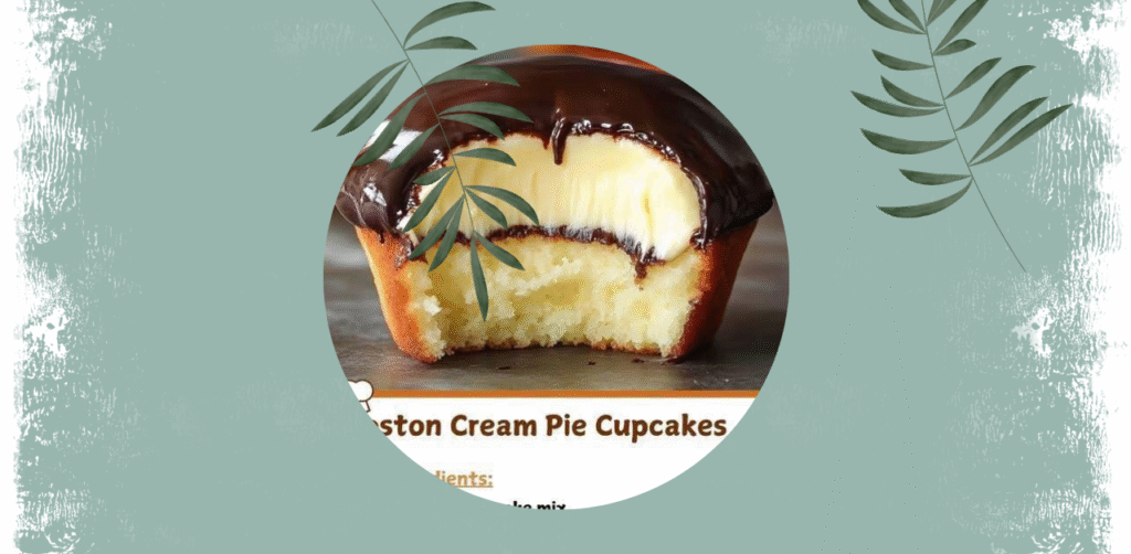 Boston Cream Pie Cupcakes Recipe