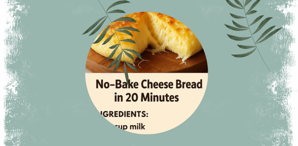 No-Oven Cheese Bread in 20 Minutes Recipe