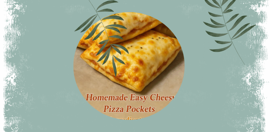 Homemade Easy Cheesy Pizza Pockets Recipe