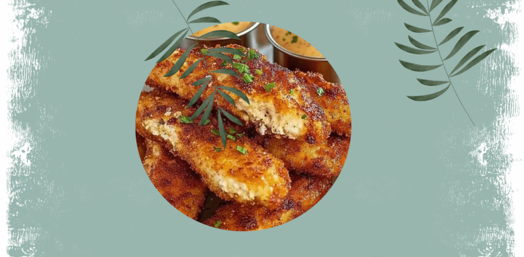 Crispy Chicken Tenders with Dipping Sauce Recipe