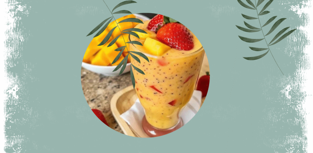 Tropical Strawberry Mango Smoothie Recipe