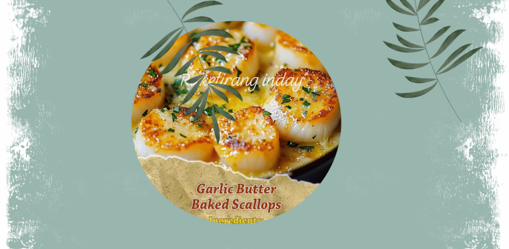Garlic Butter Baked Scallops Recipe