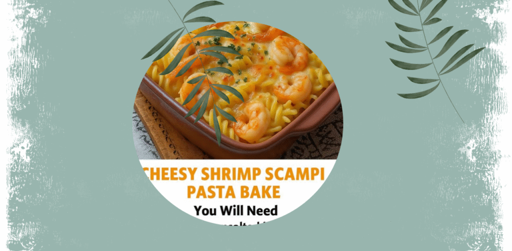 Cheesy Shrimp Scampi Pasta Bake Recipe