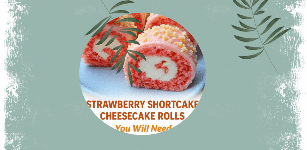 Strawberry Shortcake Cheesecake Rolls Recipe