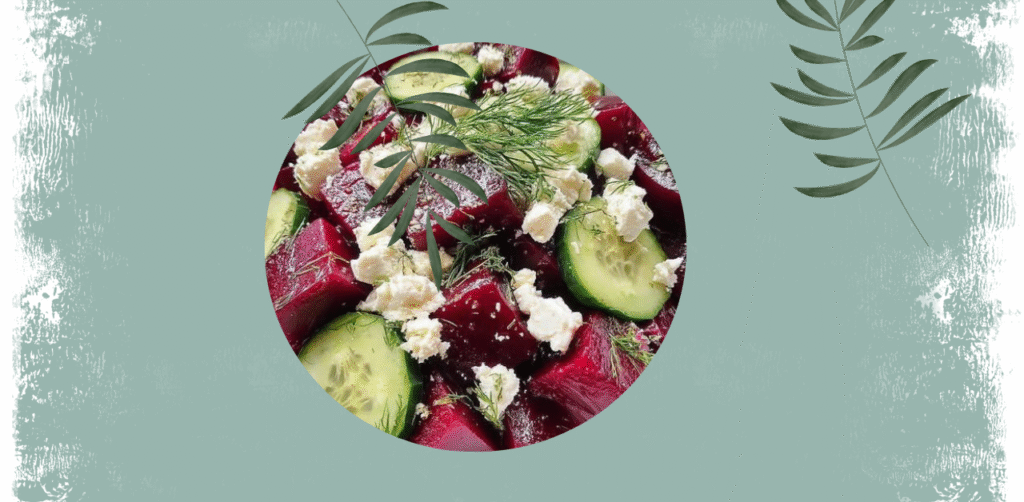 Beet Salad with Feta, Cucumbers, and Dill Recipe