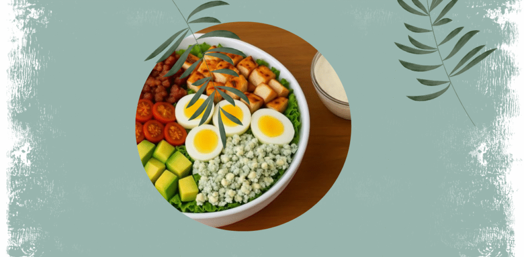 COBB SALAD WITH HOMEMADE RANCH DRESSING Recipe