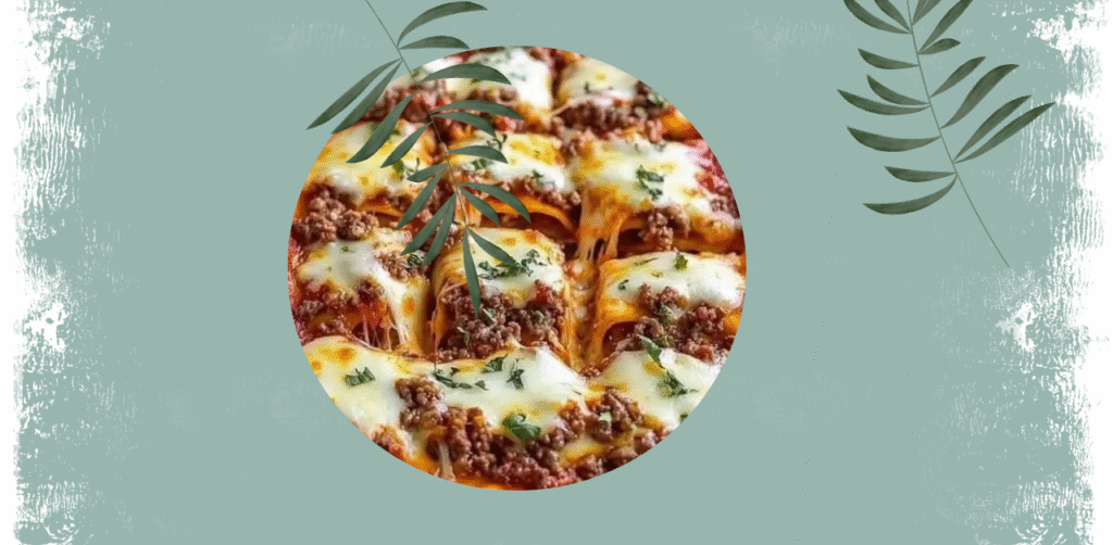 Cheesy Beef Pizza Casserole Recipe