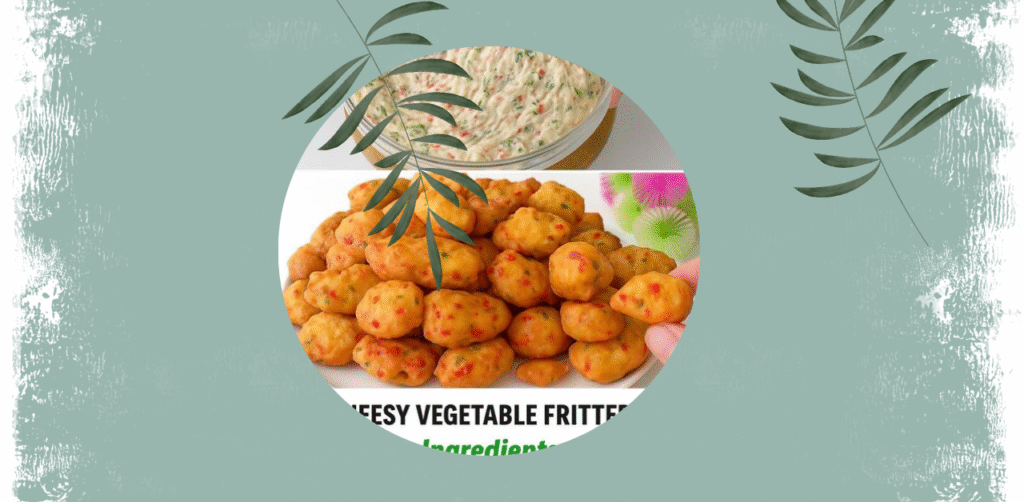 Cheesy Vegetable Fritters Recipe