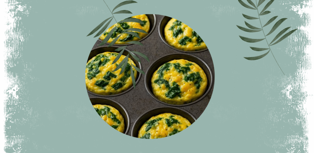 Keto Egg Muffins with Spinach and Cheese Recipe