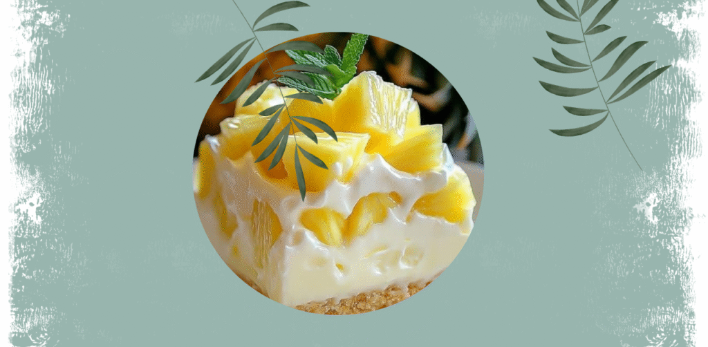 No-Bake Pineapple Cream Dessert Recipe