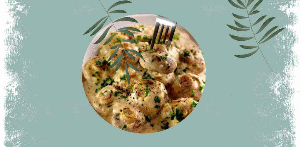 Garlic Mushrooms in Parmesan Cheese Recipe