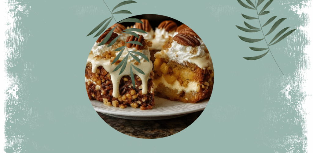Southern Creamy Pineapple Pecan Cake Recipe